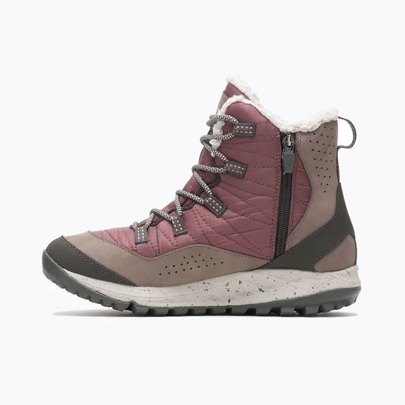 Merrell-66930 Women's ANTORA SNEAKER BOOT WP/MARRON