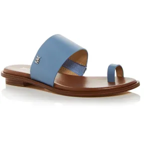 Michael Kors August Flat Sandal 8 Chambray