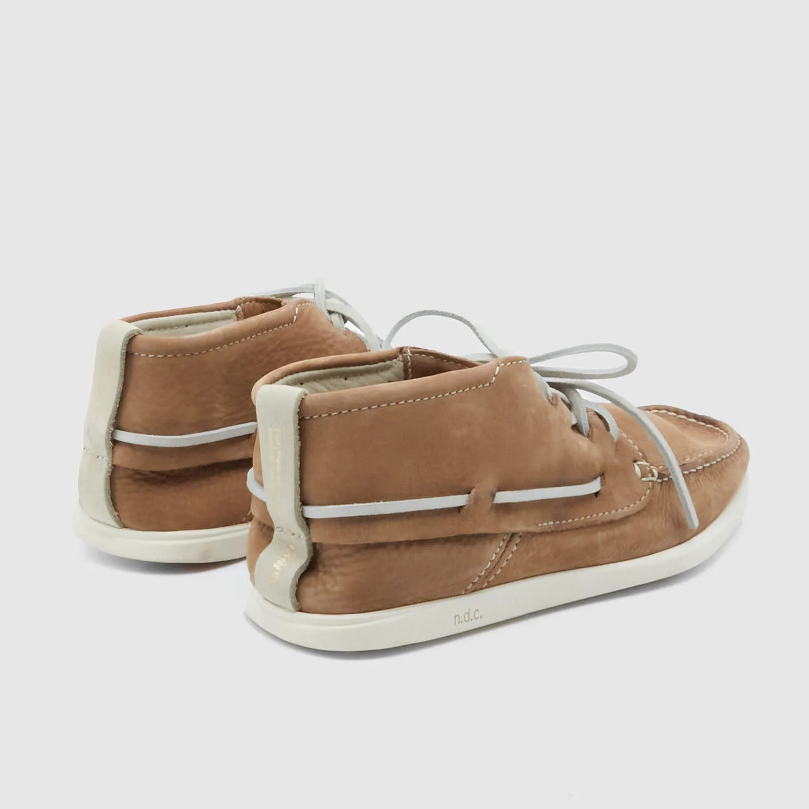 n.d.c. made by hand Alithia High Nubuk Boat Shoes