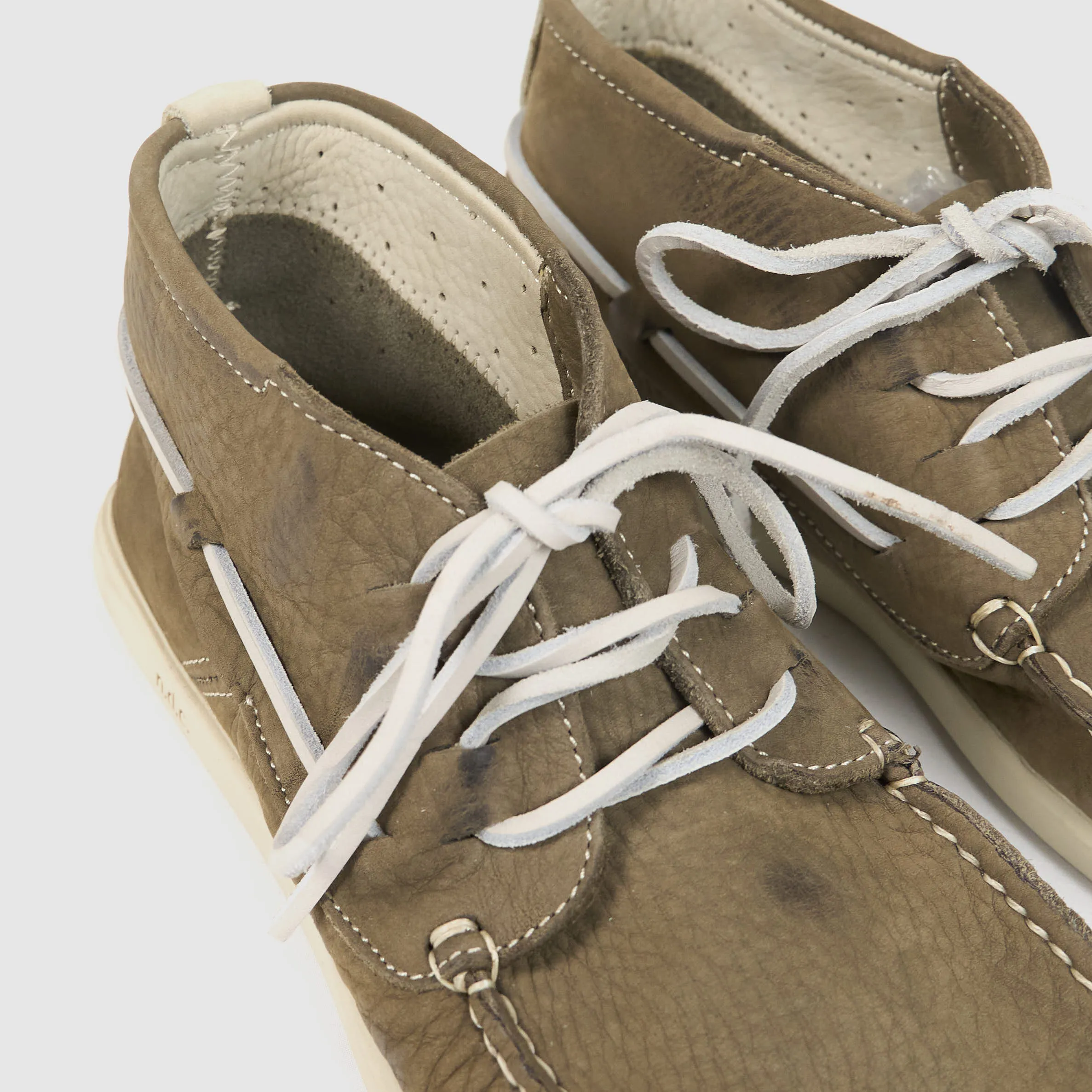 n.d.c. made by hand Alithia High Nubuk Boat Shoes