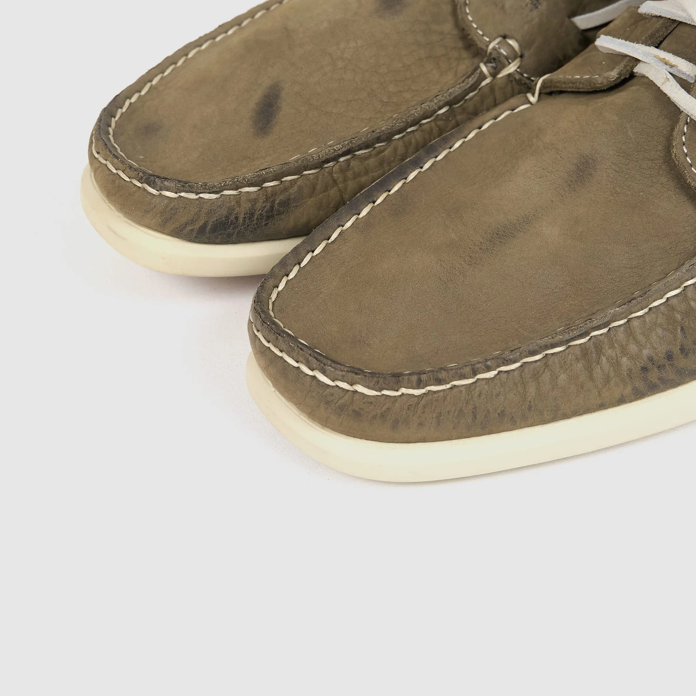 n.d.c. made by hand Alithia High Nubuk Boat Shoes