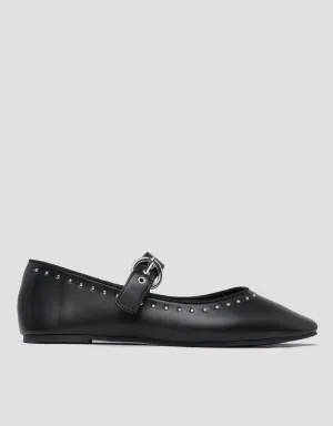 Nevada Mary Jane Stud01 Sepatu Wanita