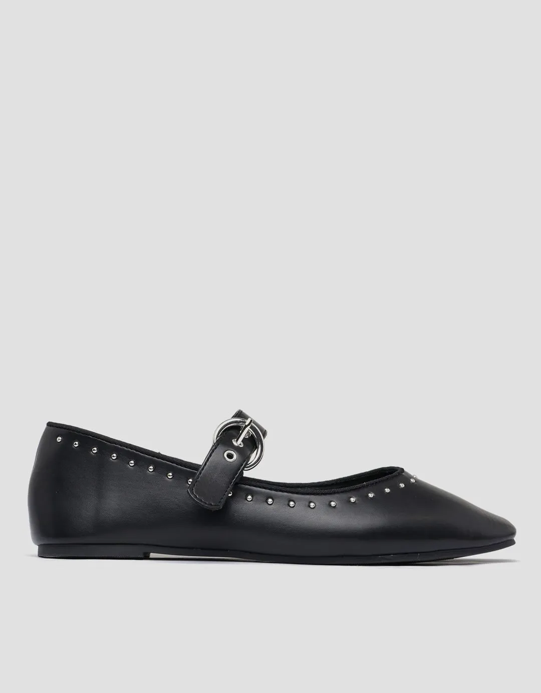 Nevada Mary Jane Stud01 Sepatu Wanita