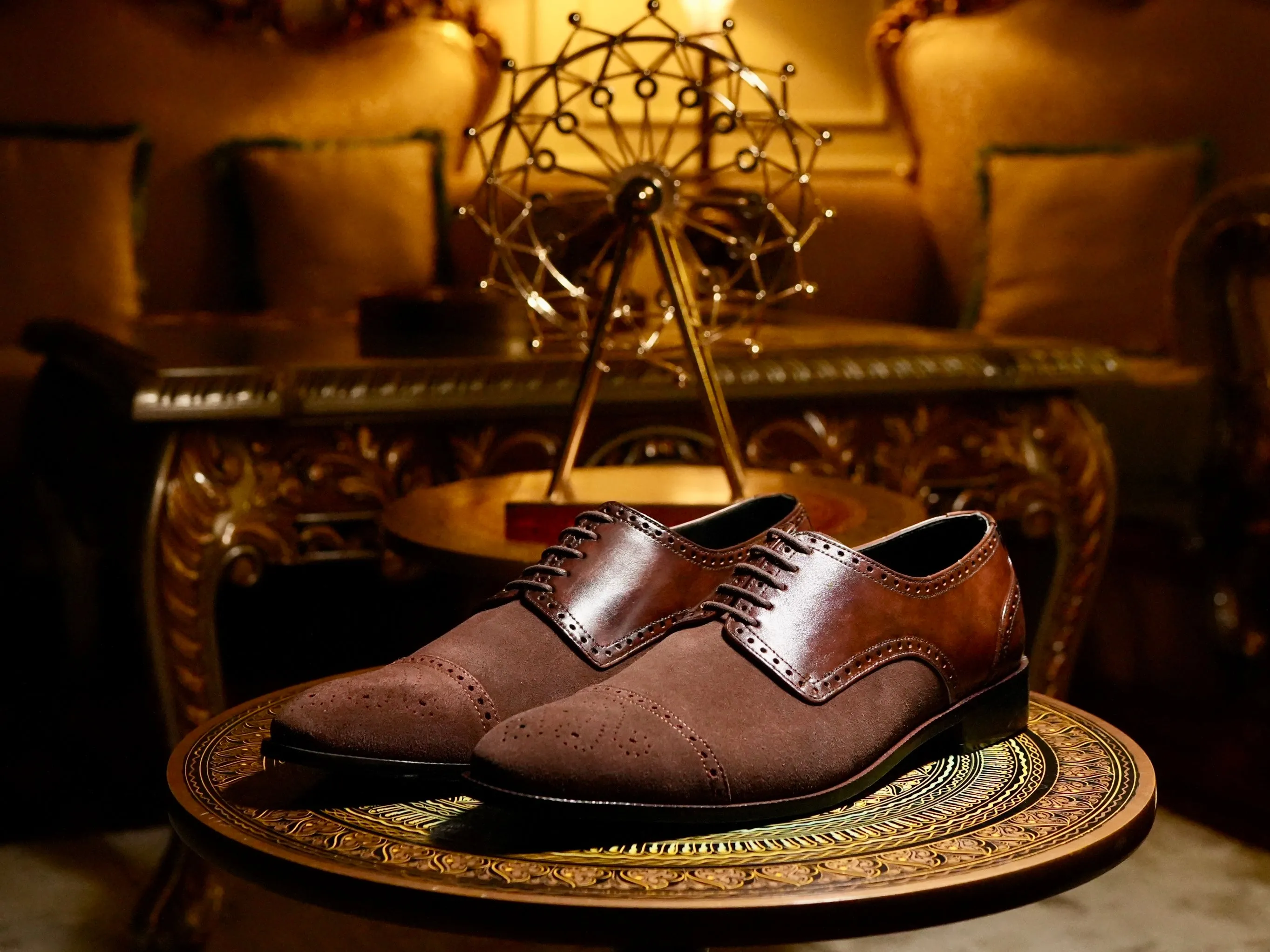 Nobelwood Lace-up – Handcrafted Suede & Leather Oxford
