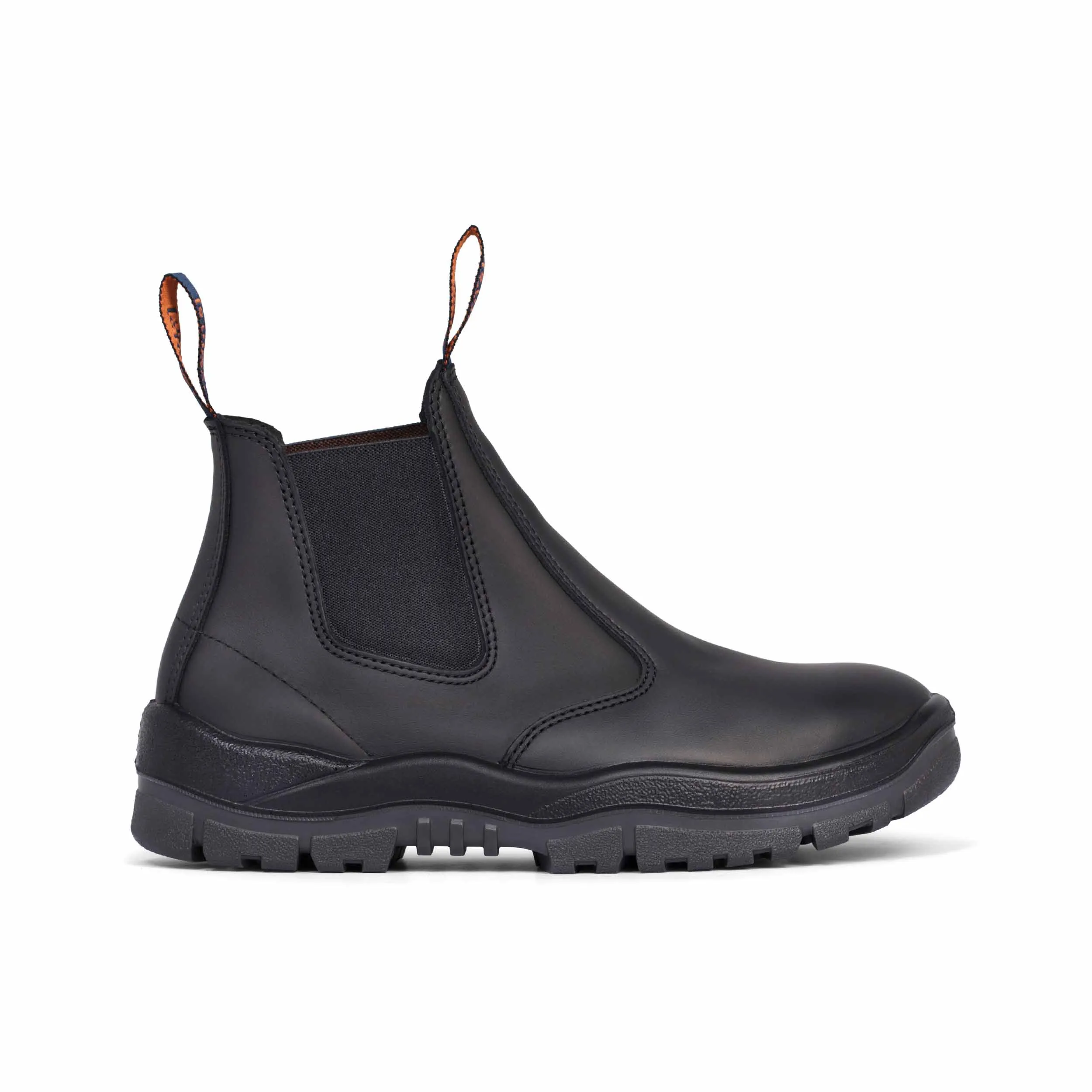Oil Kip Premium Elastic Sided Boot-BLACK