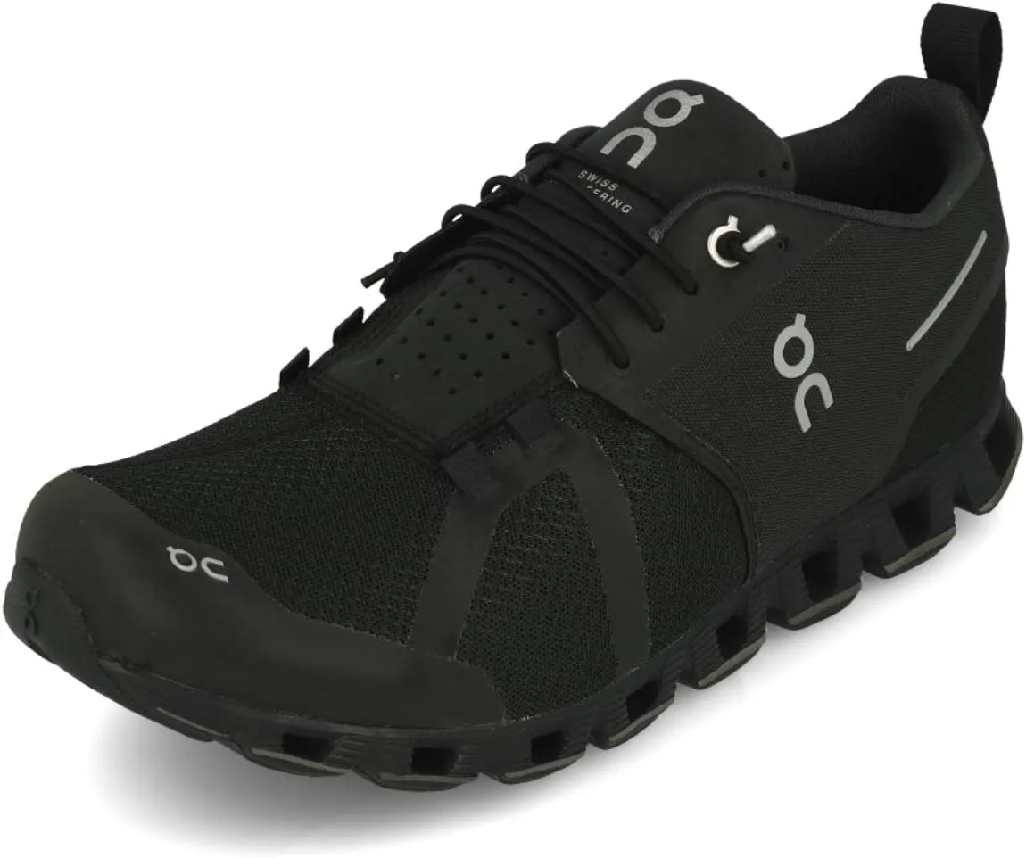 On Running Womens Cloud Waterproof Mesh Black Lunar Trainers 9 US