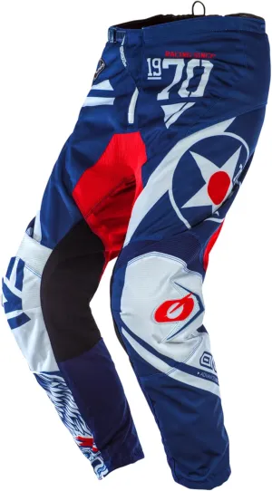 O'NEAL Element Pants Warhawk, Blue/Red, 38