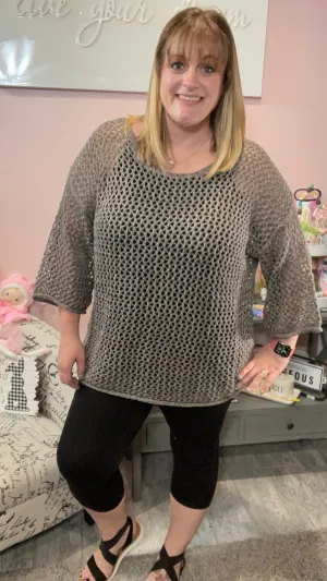Open Weave Castlerock Sweater