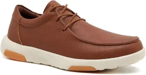 OrthoComfoot Men's Orthopedic Leather Dress Walking Shoes: Casual Plantar Fasciitis Fashion Sneakers with Arch Support, Comfortable Orthotic Business Work Oxfords for Foot and Heel Pain Relief