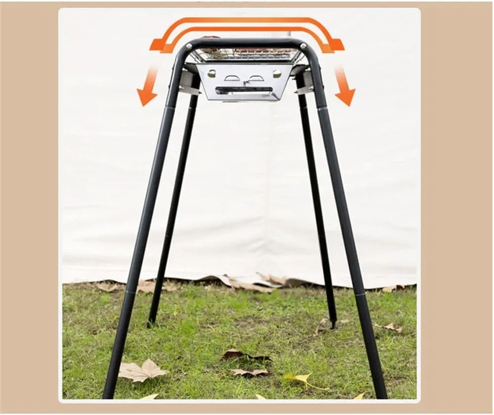 Outdoor Charcoal Outdoor Carbon Barbecue Stove Rack Outdoor Barbecue Stove Stainless Steel Barbecue Rack
