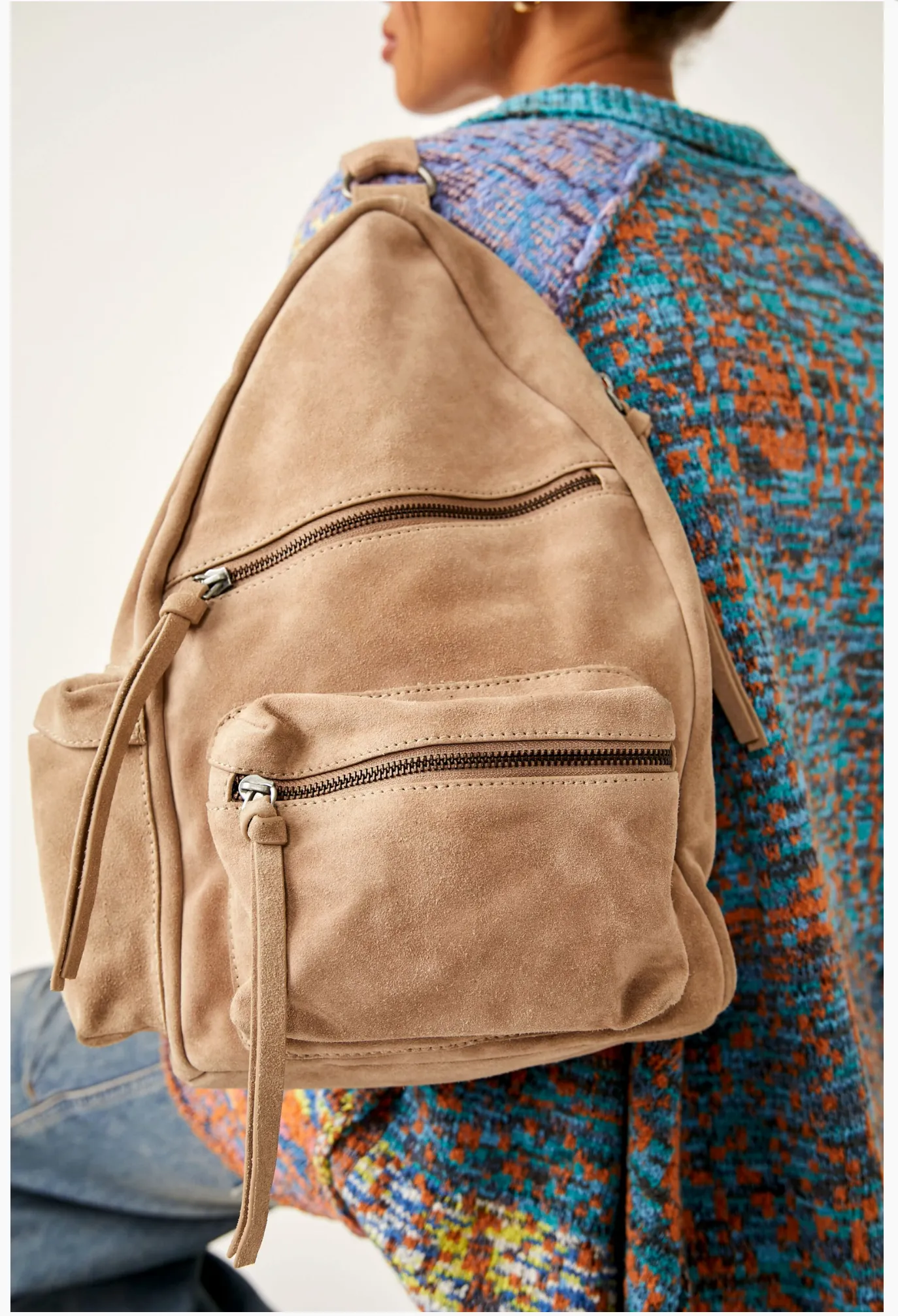OXFORD SUEDE SLING / MUSHROOM