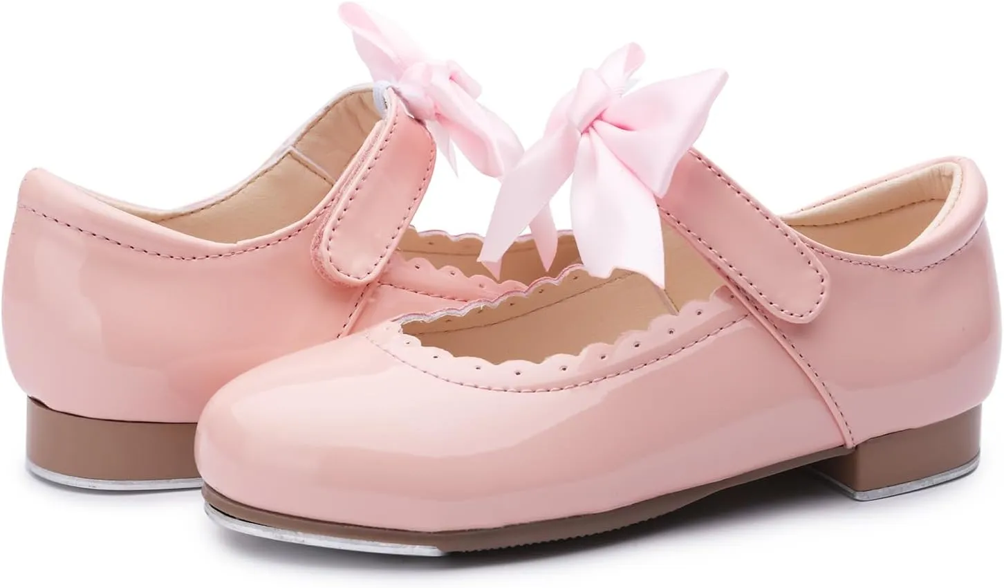 Patent Leather Tap Shoes Dance for Girls