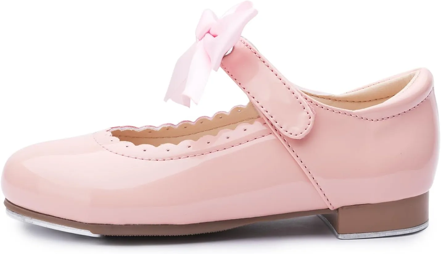 Patent Leather Tap Shoes Dance for Girls