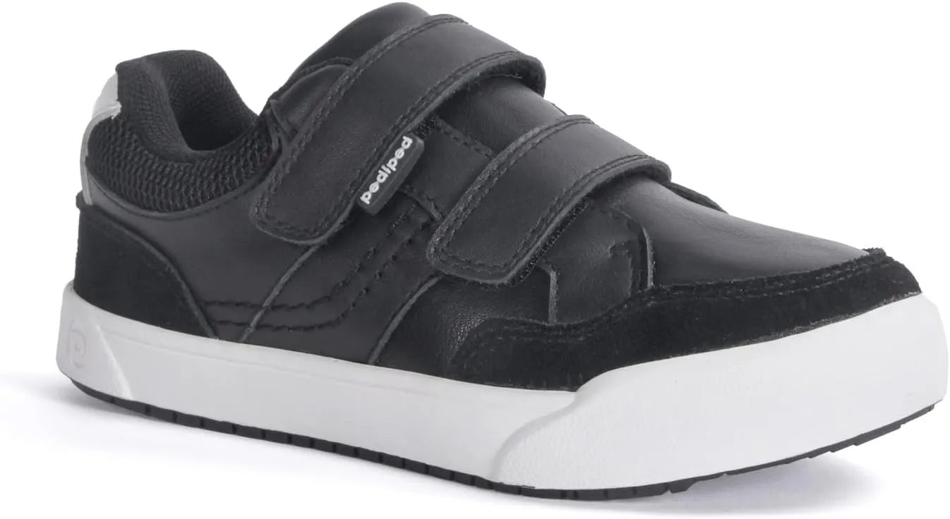 pediped Flex Acuna First Walker Shoe, White, 1 US Unisex Little Kid