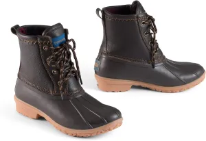 Pendleton Women’s Heritage Full Grain Leather Slip-Resistant Lace-Up Short Duck Boot, Brown, Size 7