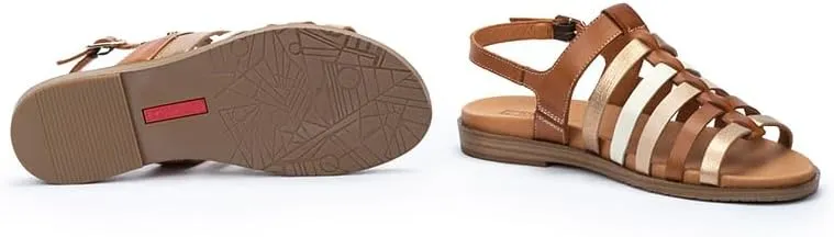 PIKOLINOS Flat Sandals Leather Formentera for Woman