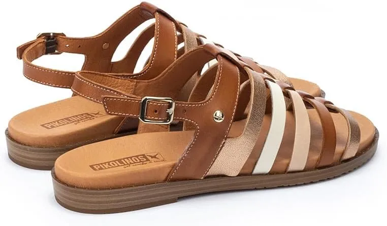 PIKOLINOS Flat Sandals Leather Formentera for Woman