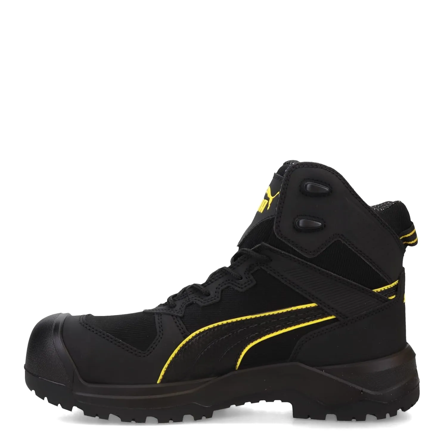 PUMA Men's Rock 6" Composite Toe Industrial Boot, Black, 14