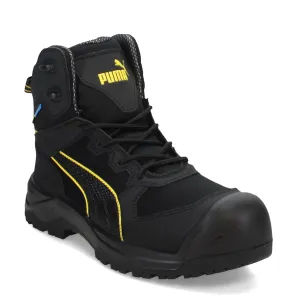 PUMA Men's Rock 6" Composite Toe Industrial Boot, Black, 14
