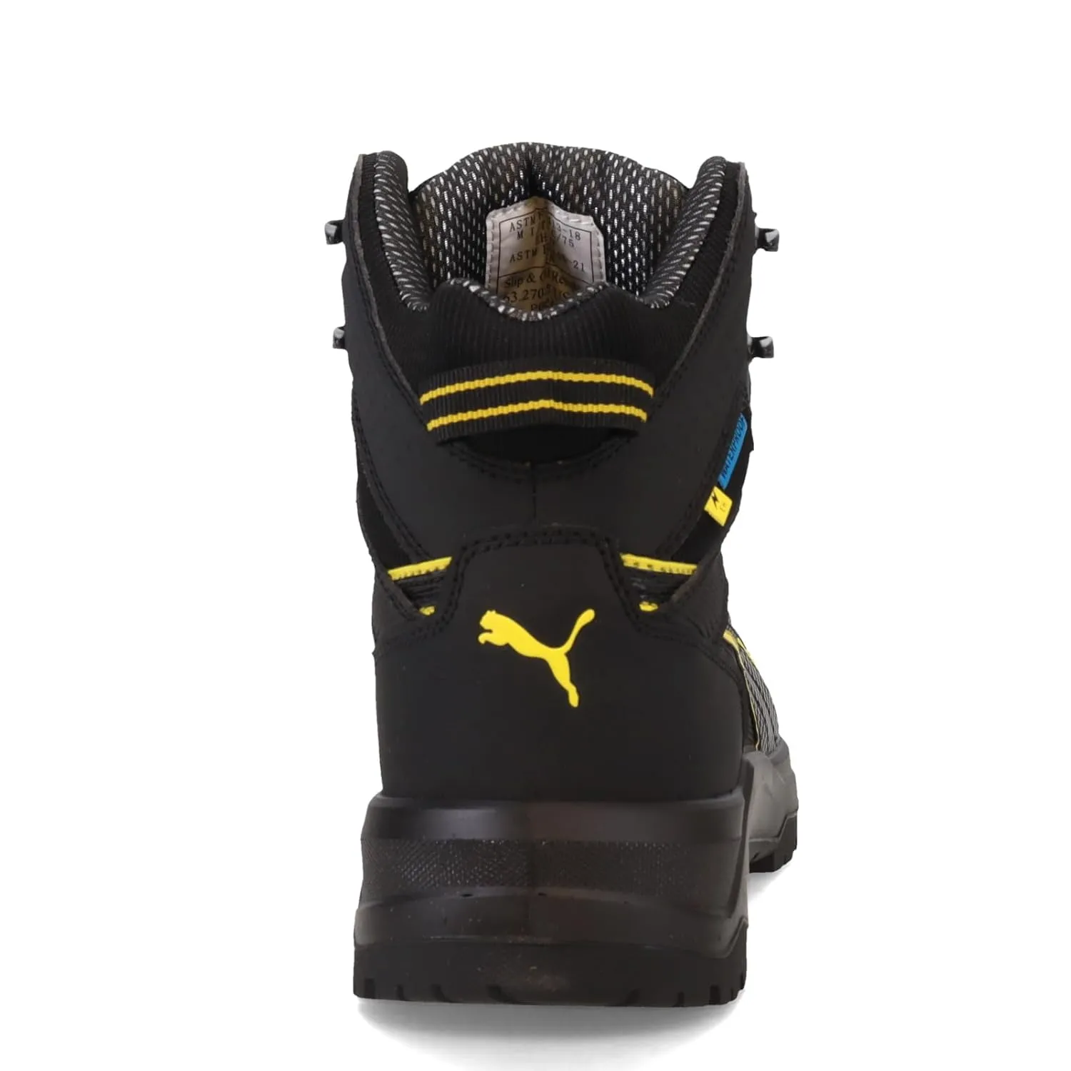 PUMA Men's Rock 6" Composite Toe Industrial Boot, Black, 14