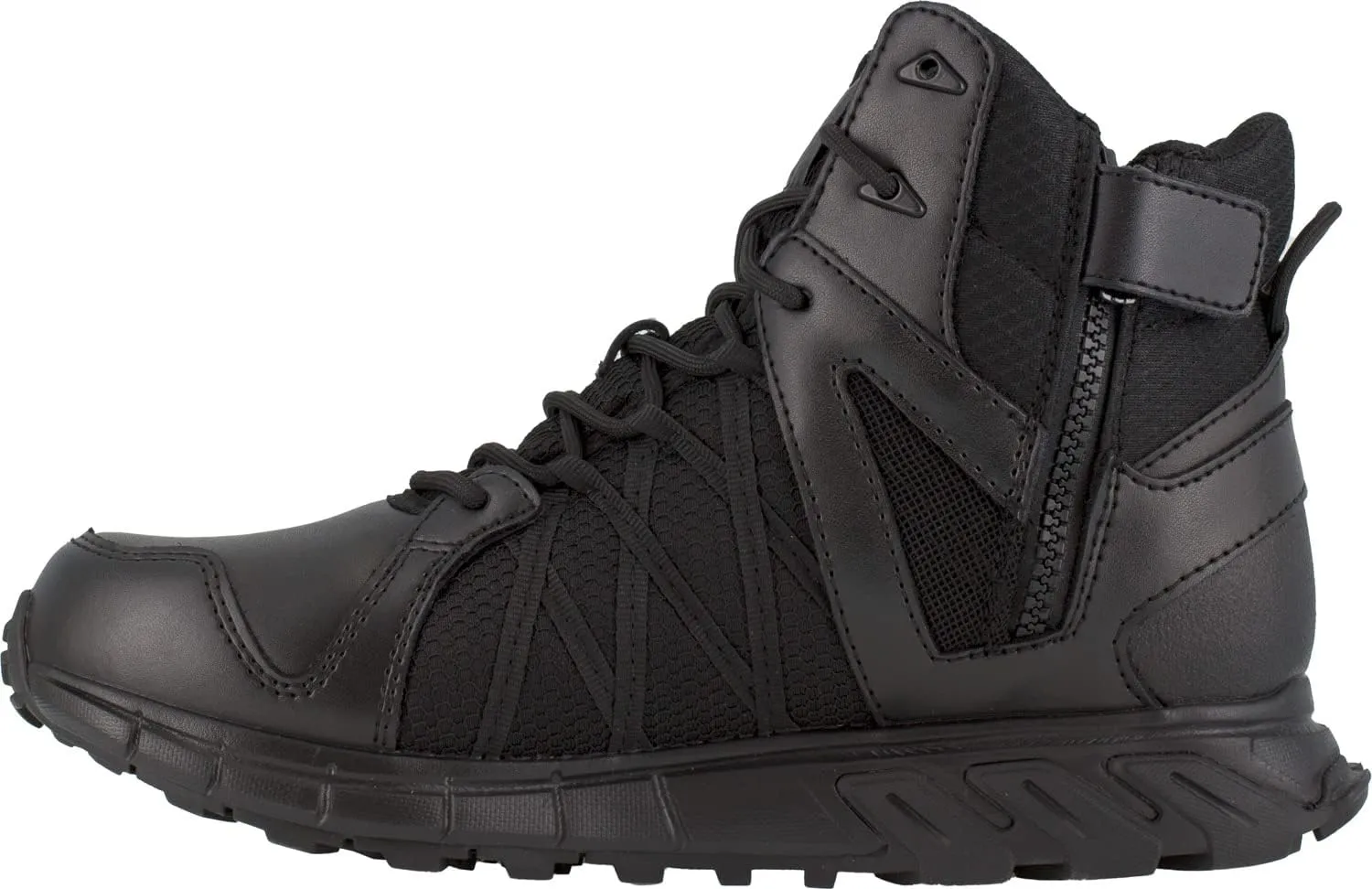 Reebok Men's Rb3450 Trailgrip 6" Tactical Waterproof Soft Toe Boot Black Work & Safety