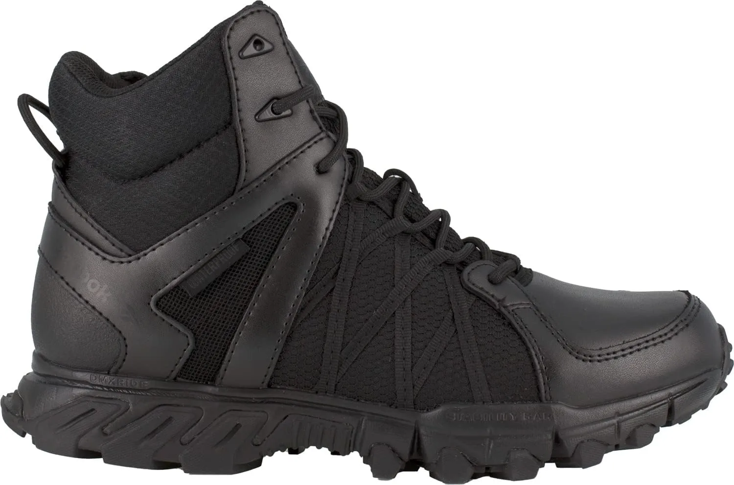 Reebok Men's Rb3450 Trailgrip 6" Tactical Waterproof Soft Toe Boot Black Work & Safety