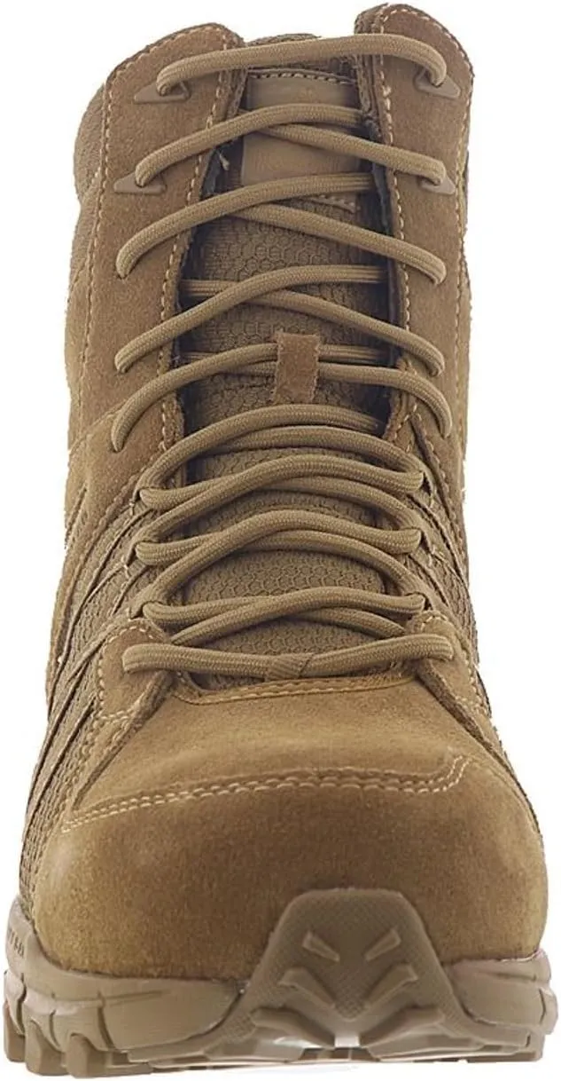 Reebok Men's Trailgrip Safety Toe 8" Tactical Boot with Side Zipper Military