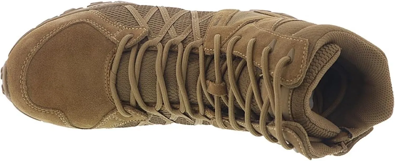 Reebok Men's Trailgrip Safety Toe 8" Tactical Boot with Side Zipper Military