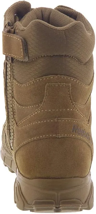 Reebok Men's Trailgrip Safety Toe 8" Tactical Boot with Side Zipper Military
