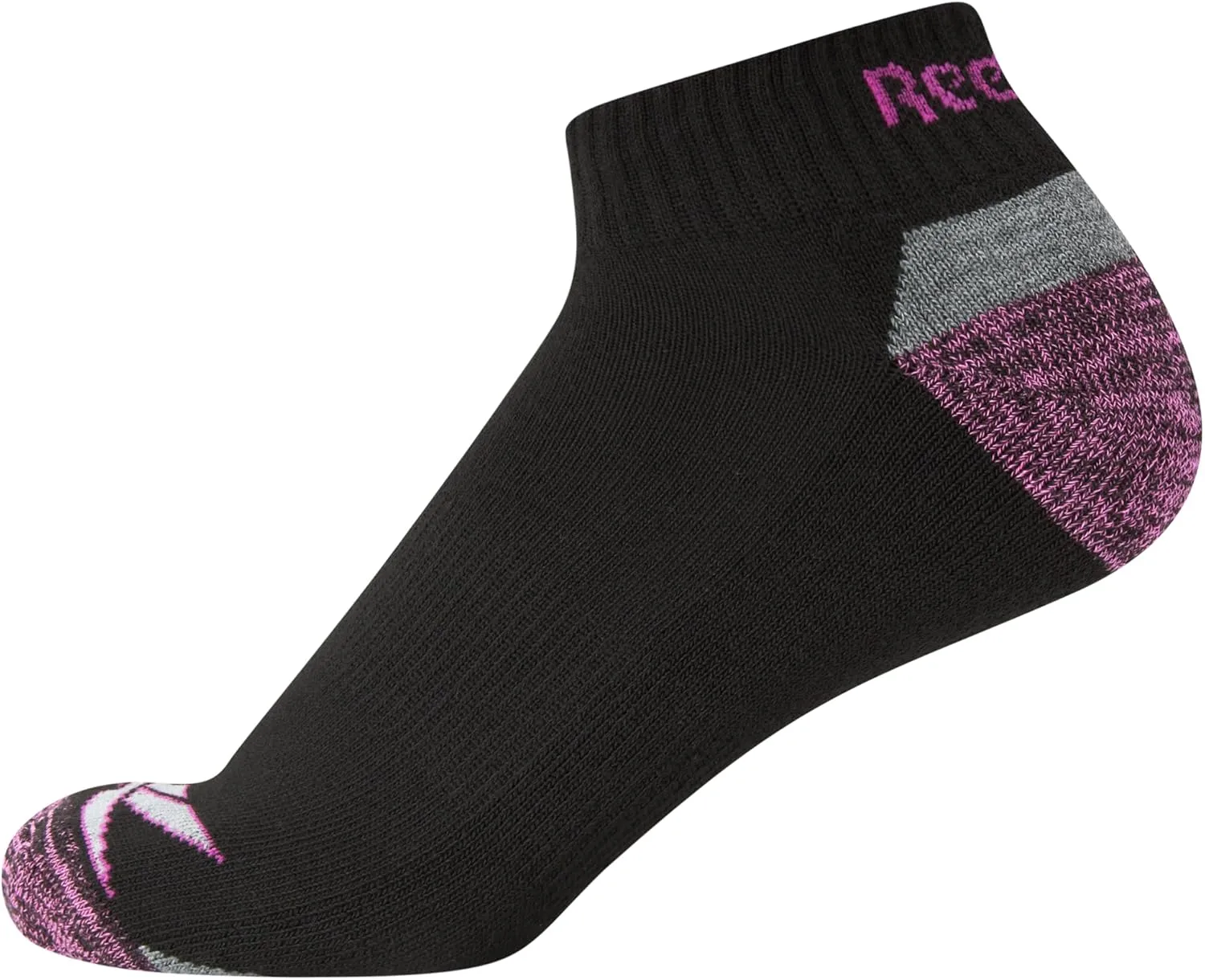 Reebok Women's Quarter Crew Socks - 12 Pack Performance Cushion Comfort Crew Socks - Athletic Socks for Women (4-10)