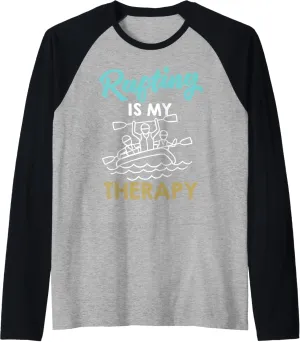 River Boat Grand Canyon Water Paddle Raglan Baseball Tee