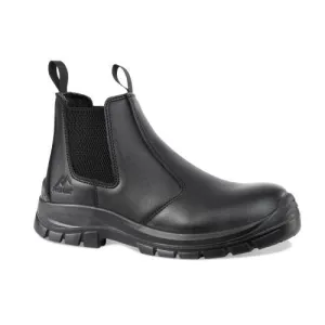 Rock Fall ProMan TC310 Oregon Chelsea Safety Boot in 6 to 16, Black