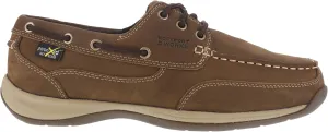 Rockport Works Men's Sailing Club Steel Toe Oxford Met Guard Brown - 4.5 Medium