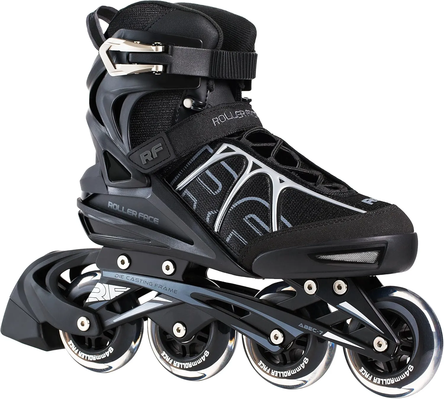 Rollerface RFSport Black Men’s Adult Fitness, Sport and Recreation, Premium Inline Skate