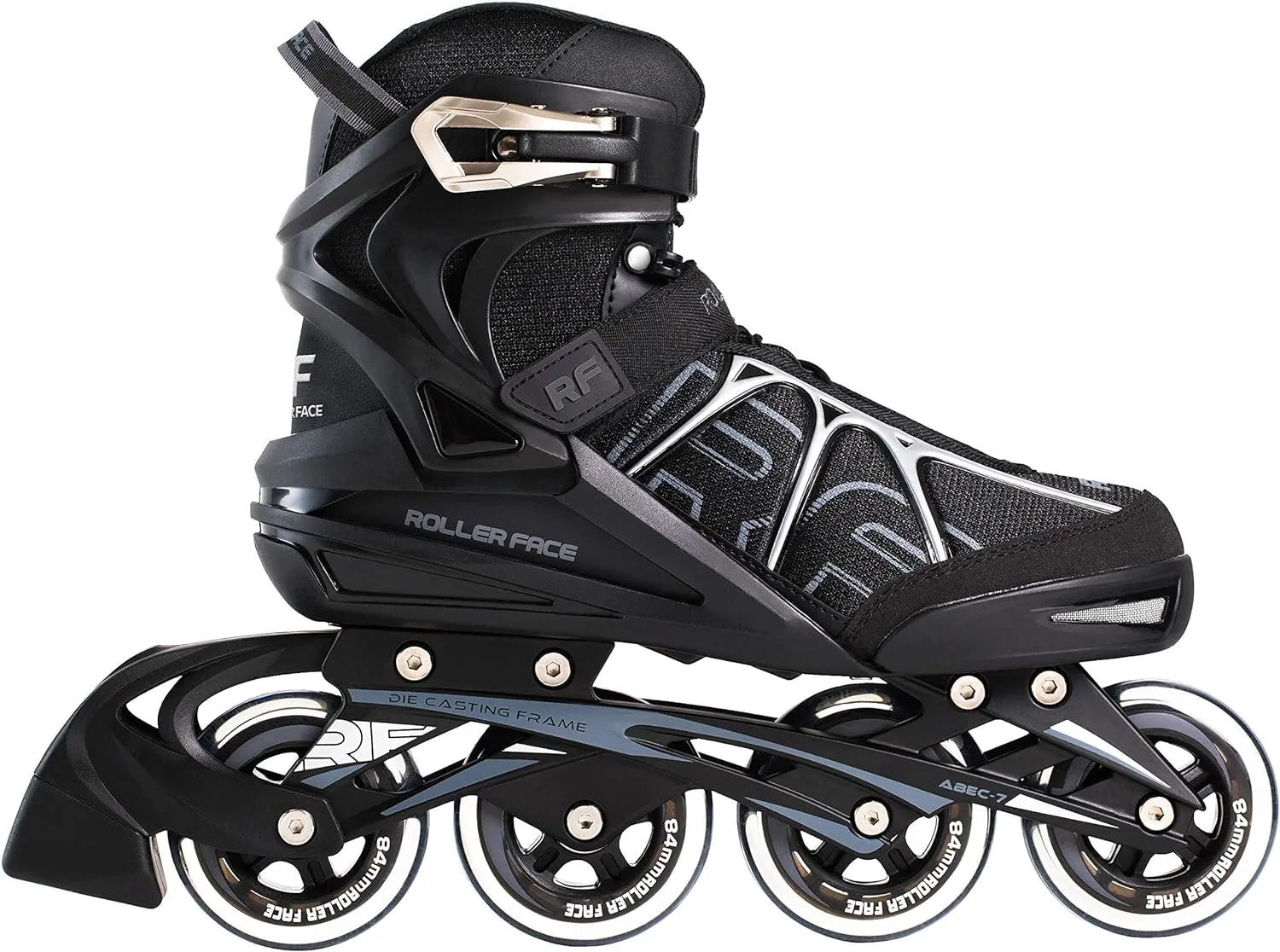 Rollerface RFSport Black Men’s Adult Fitness, Sport and Recreation, Premium Inline Skate