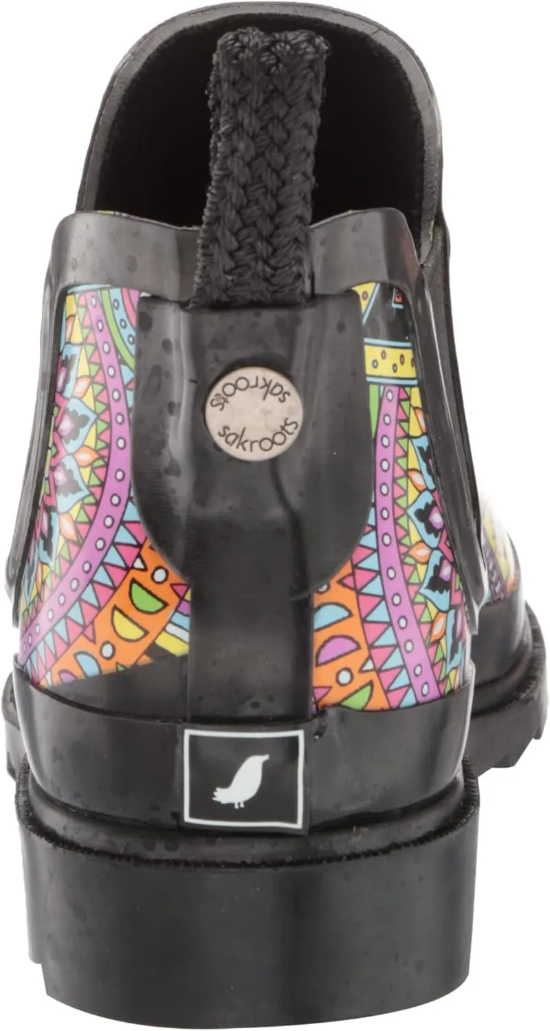 Sakroots Women's Rhyme Rain Bootie Boot