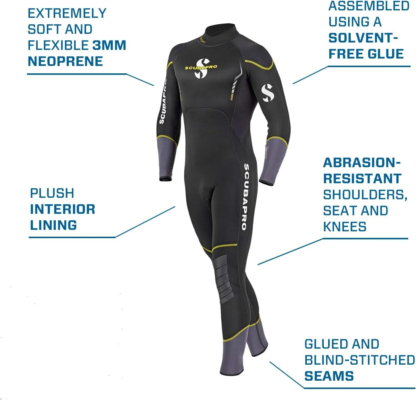 Scubapro Sport Steamer 3mm Back-Zip Men's Wetsuit