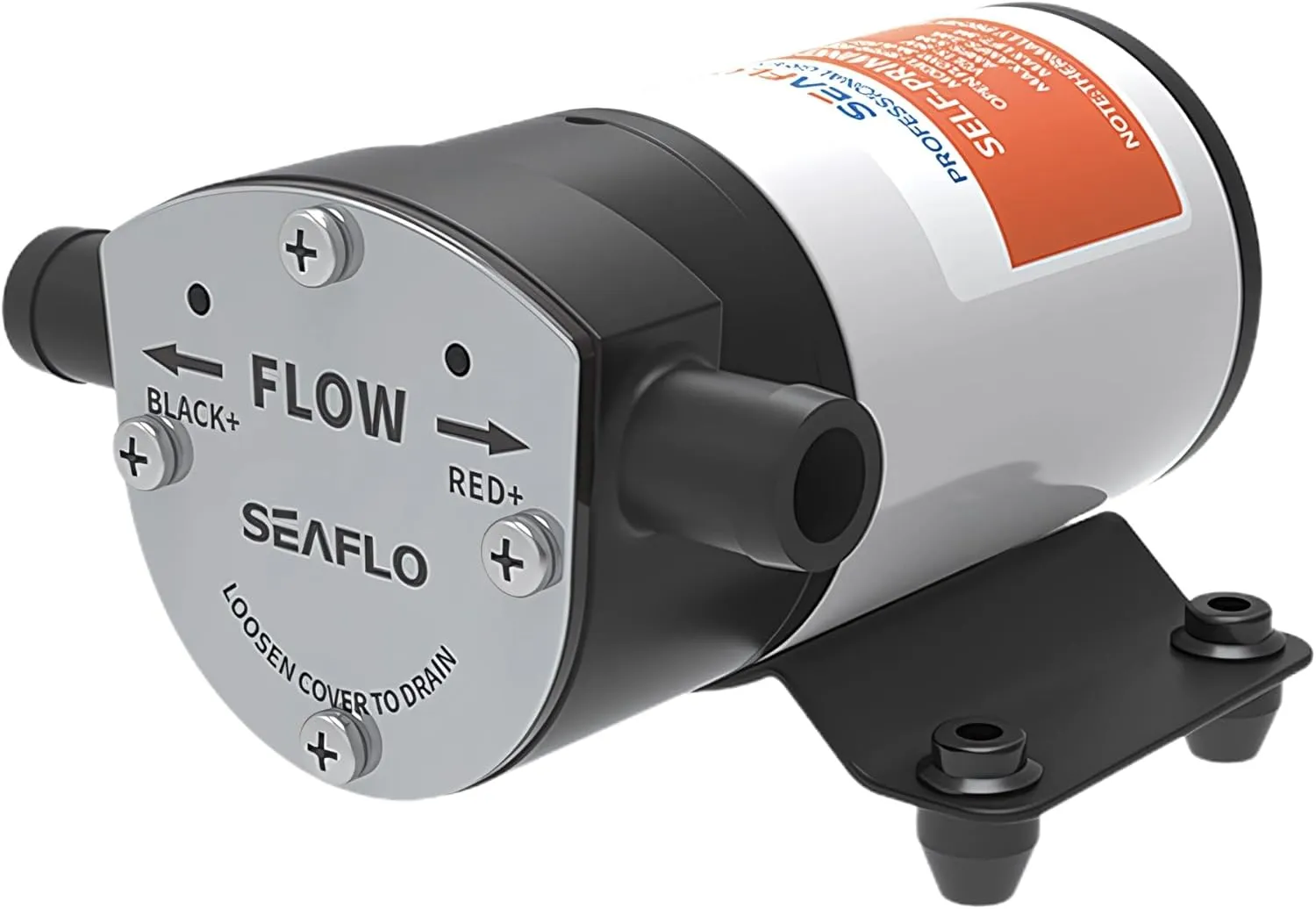 SEAFLO 12V 8.0 GPM Reversible Self-Priming Impeller Bilge/Ballast Pump - Efficient, Durable, and Versatile Boat Pump- 4 Year warranty
