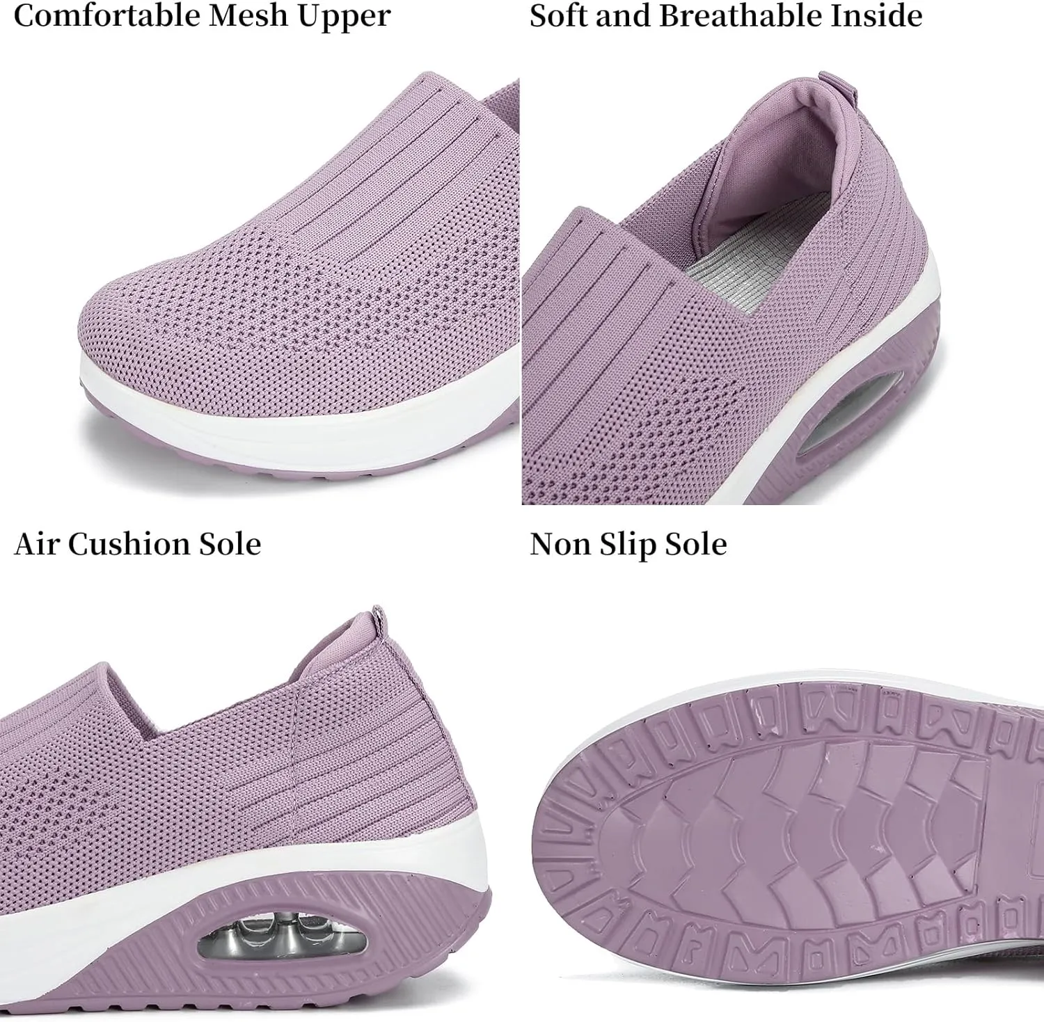 Semshedy Women Nurse Shoes Orthopedic Platform Nursing Sneakers Air Cushion Diabetic Walking Wedge Sneaker