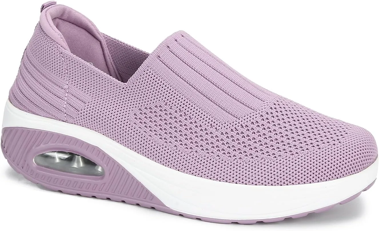 Semshedy Women Nurse Shoes Orthopedic Platform Nursing Sneakers Air Cushion Diabetic Walking Wedge Sneaker