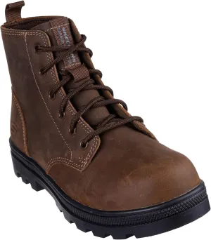 Skechers Women's Ace Up Rotund Cabon Nano Safety Toe Industrial Boot
