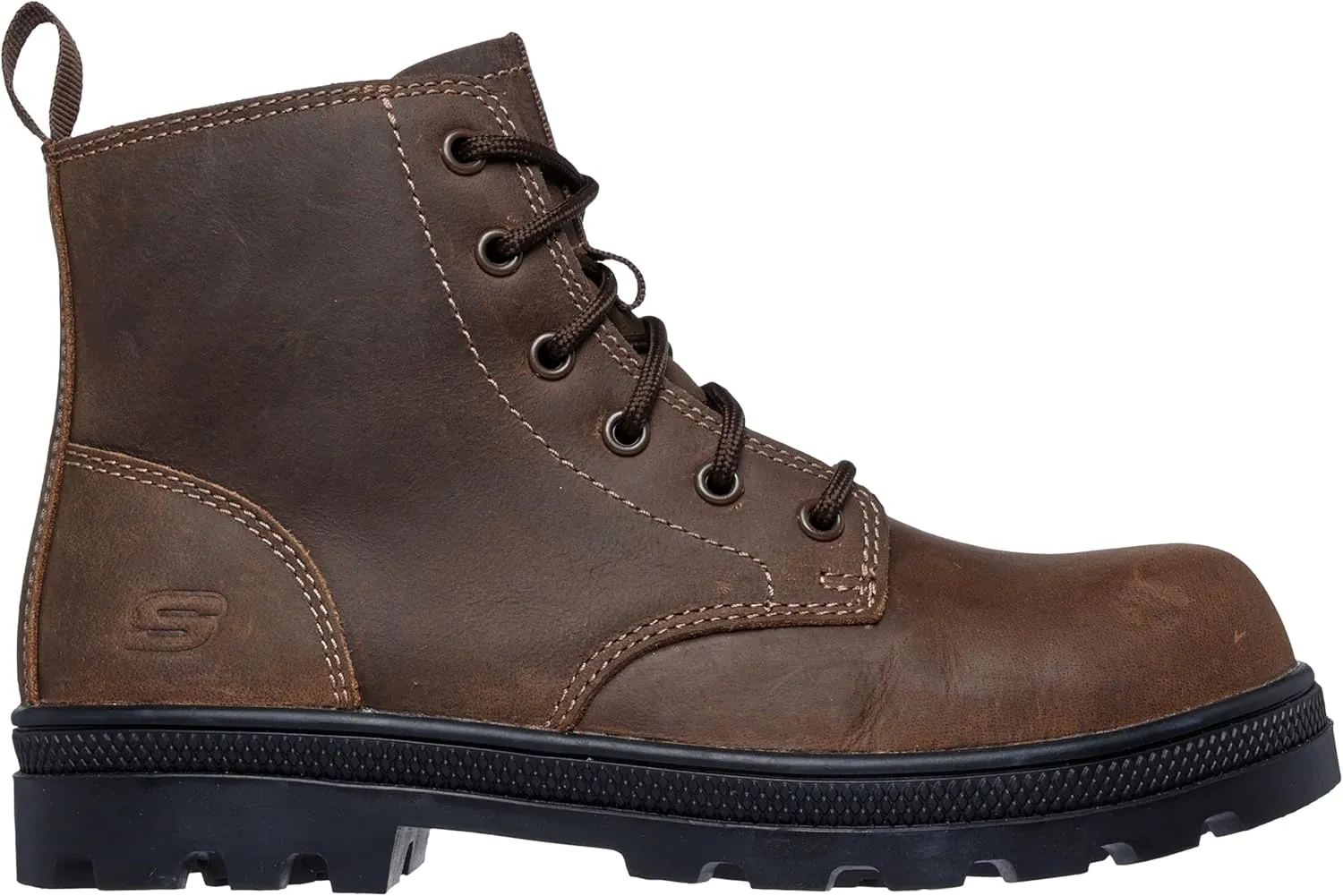 Skechers Women's Ace Up Rotund Cabon Nano Safety Toe Industrial Boot