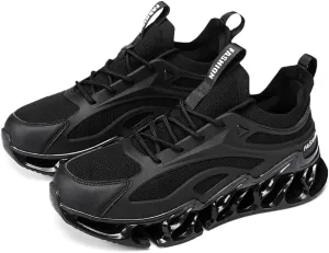 Sneakers for Men Mesh Upper TPU Basketball Sport Feather Pattern Lace Up Fashion Outdoor Sport Breathable Elastic Sole Casual Sneaker Tenis para Hombre Designer Running Shoes