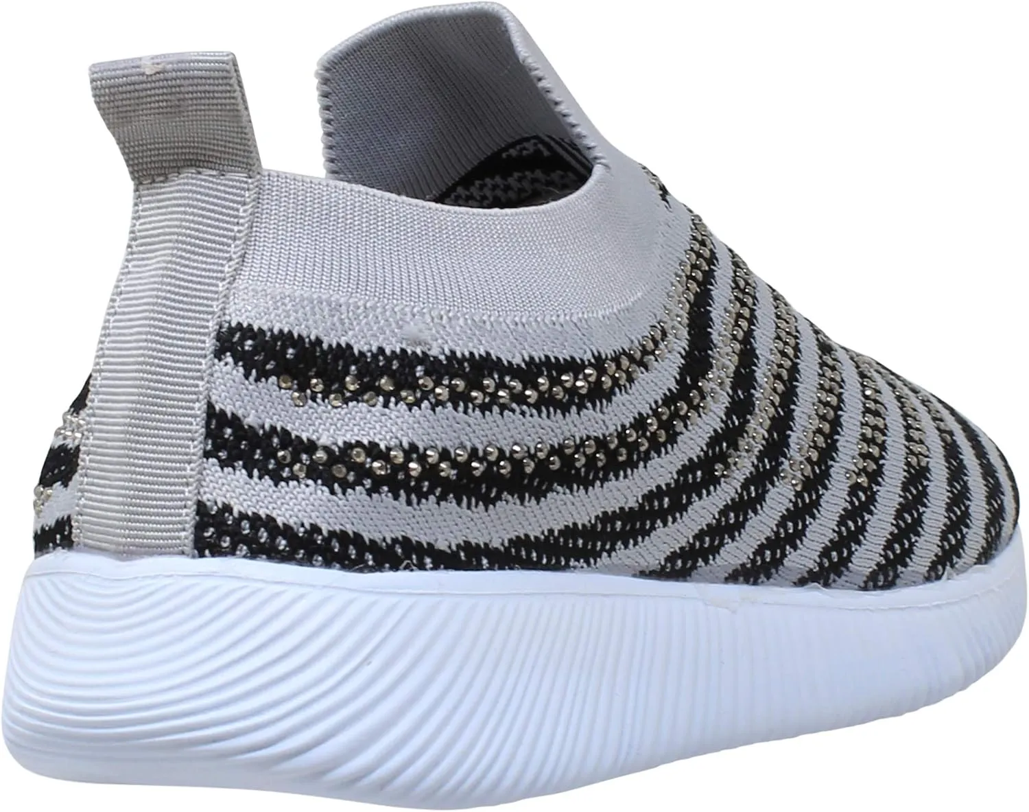 SOBEYO Women's Lightweight Sneakers Walking Running Shoes Super Rhinestone Strips Accent