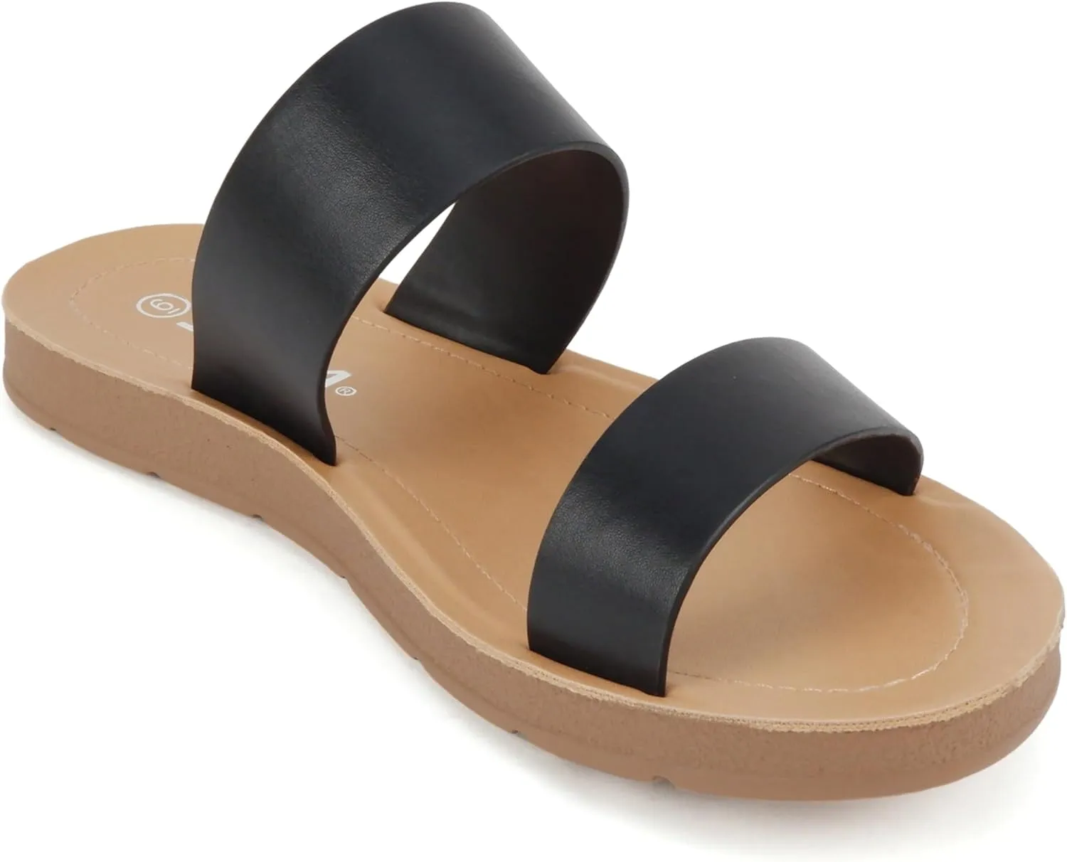 Soda Shoes Women Flip Flops Flat Beach Sandals Slides Double Straps OCCUPY-S
