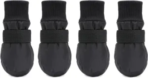 Soft Sole Waterproof Winter Dog Boots - Anti-Slip Paw Protector Puppy Shoes for Winter, Snowy Day, Perfect Dog Booties Outdoor (XXL: 5" Length)