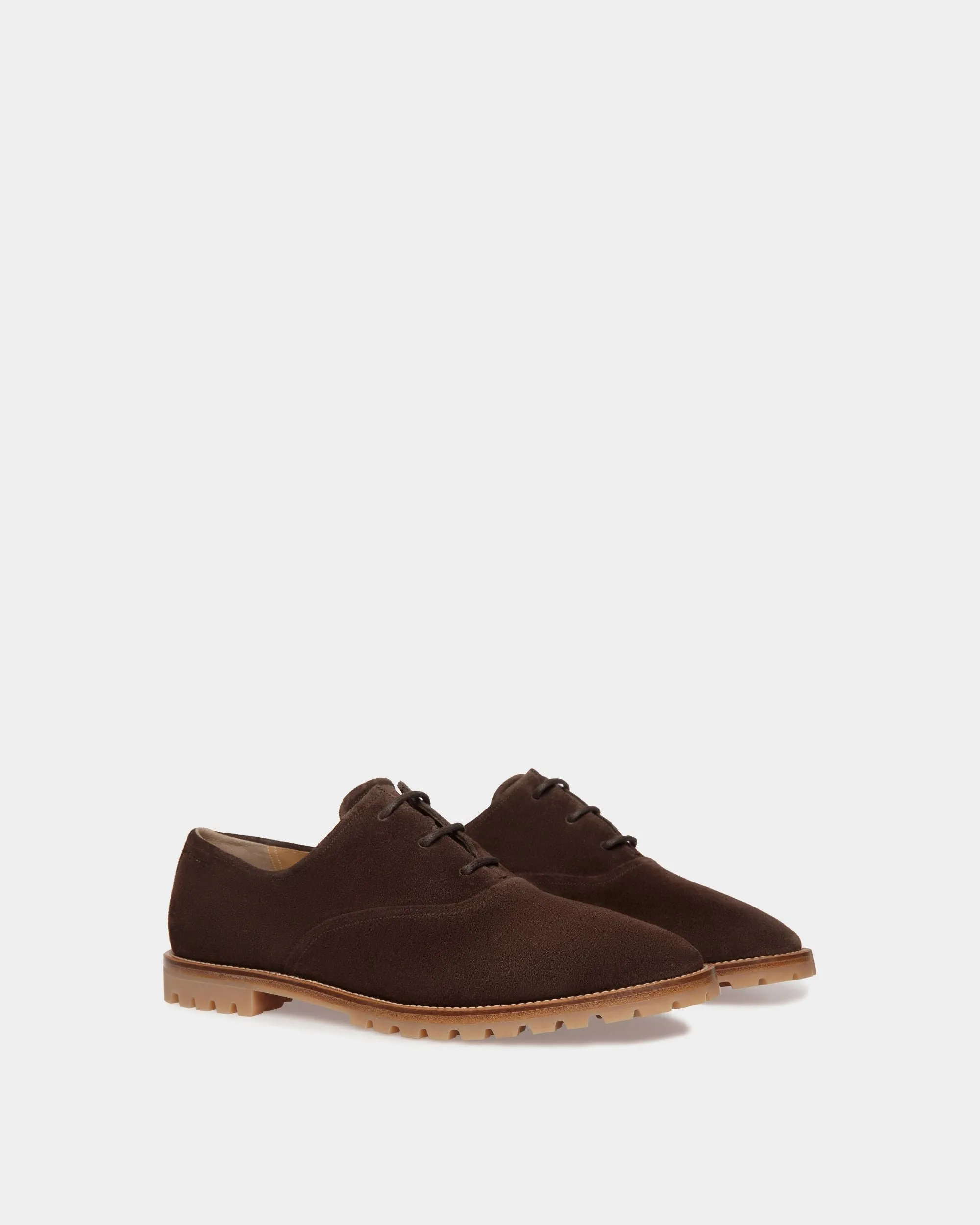 Solaria Oxford in Ebano Suede