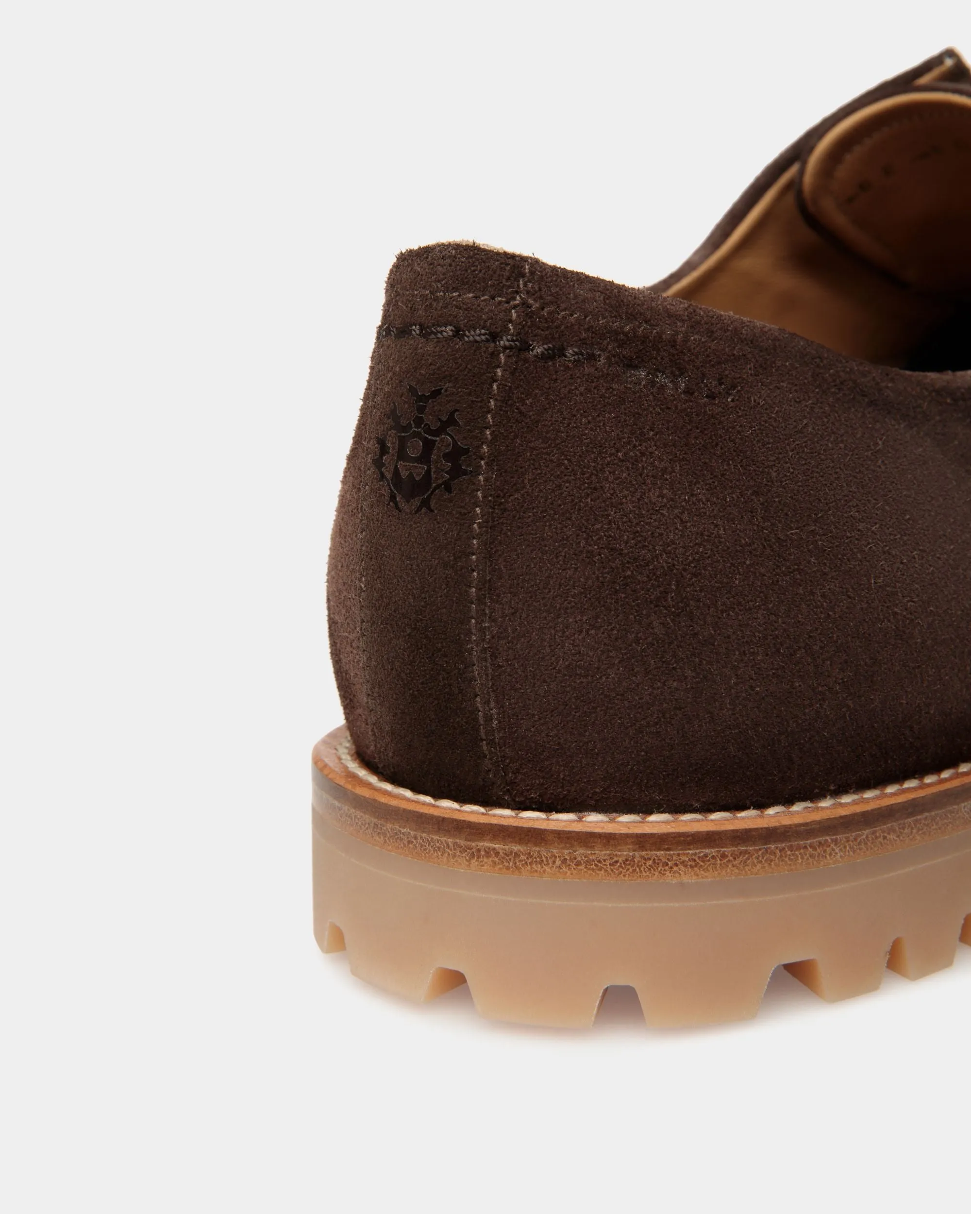 Solaria Oxford in Ebano Suede