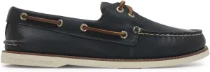 Sperry Men's Gold Authentic Original 2-Eye Boat Shoe, Navy, 10