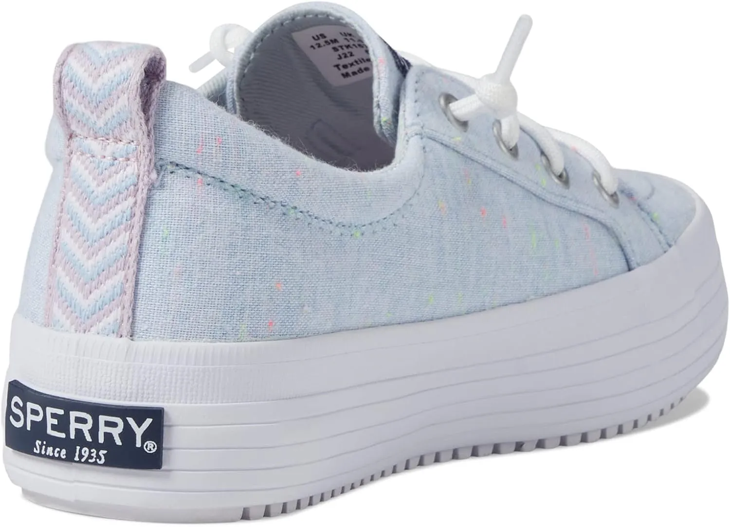 Sperry Unisex-Child Crest Vibe Platform Sneaker